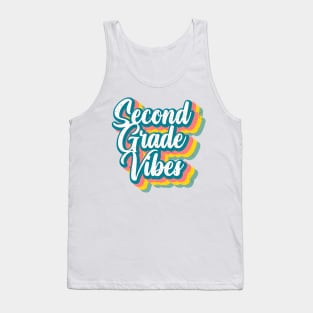 Cool Retro Second Grade Vibes Tank Top